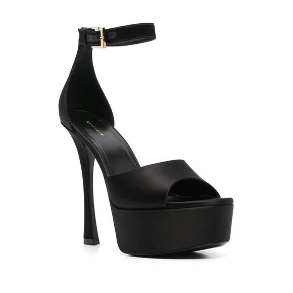 Givenchy 4G Liquid Platform Sandals Heels in Black 39 - Picture 5 of 5